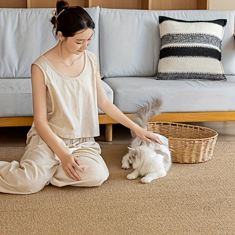 Pet cat scratch mat, pet floor mat, cat nest, dog cage, meal mat