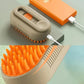 2pcs Pet Spritz Comb, 3-In-1 Cat Steam Brush, USB Charging Convenience, 360° Rotating Pet Steam Brush for Cats and Dogs, Cat Brush, Pet Cleaning, Easytouse Comb, Petsafe Material, Grooming Comb, Cat Lovers, Pet Owners