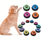 Dog Training Buttons with Paw Print Design - Interactive Pet Communication Toy, Durable Plastic Dog Accessories for Training & Play, No Batteries Needed, All Breeds & Sizes, Dog Training Accessories, Playful Pet Acc