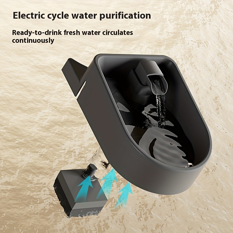 [Automatic Pet Feeder] Automatic Pet Feeder & Water Dispenser - Dry/Wet Food Separation, Anti-Tip, Large 2.2L Grain Bucket +1.5L Water Tank, No Electricity Needed, Easy-Clean Design for Cats & Small/Medium Dogs