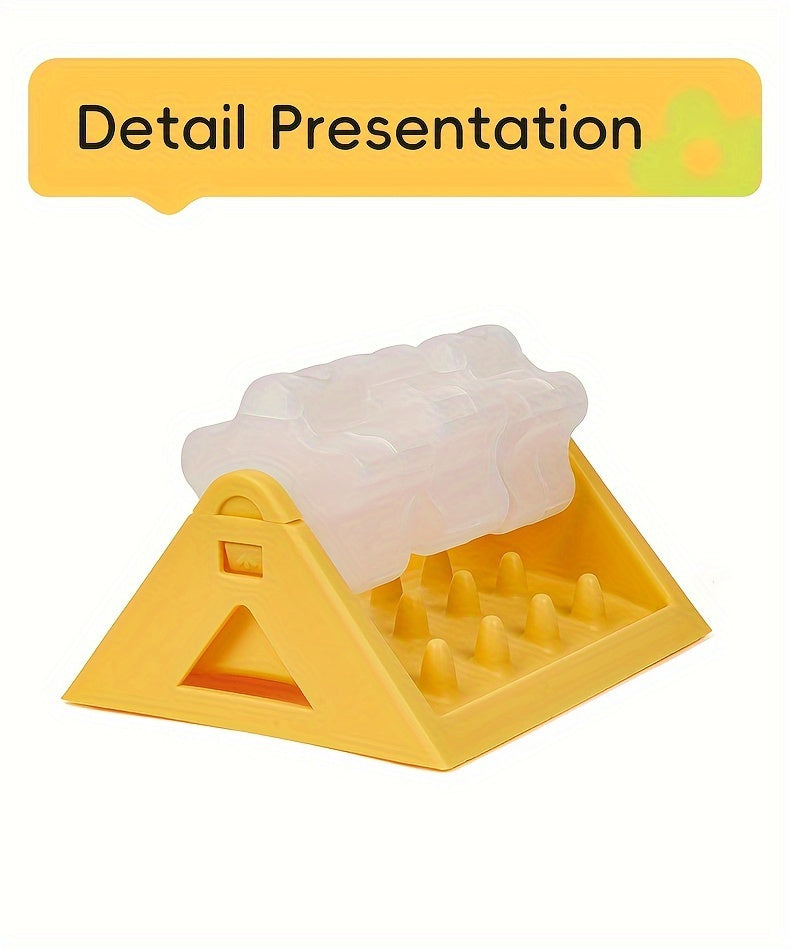 Interactive Slow Feeder Pet Toy - 360° Rotating Puzzle Feeder, Durable PP Material for Weight Loss and Anti-Gobble, Prevents Boredom to Prevent Obesity, Suitable for Cats and Dogs