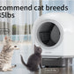 Self Cleaning Cat Litter Tray, 110L Extra Large Automatic Cat Litter Tray for Multiple Cats, with Safety Protection, APP Control, Odor Removal Smart Robot Litter Box, 1 Roll Trash Bags, Self Cleaning Cat Litter Box, Cat Litte