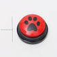 Dog Training Buttons with Paw Print Design - Interactive Pet Communication Toy, Durable Plastic Dog Accessories for Training & Play, No Batteries Needed, All Breeds & Sizes, Dog Training Accessories, Playful Pet Acc