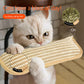 Sisal Cat Scratching Board Mat, Bite-Resistant and Shed-Free with Built-in Herbs, 4-Season Use, Interactive Toy Claw Sharpener, Self-Entertaining Cat Bed Pad
