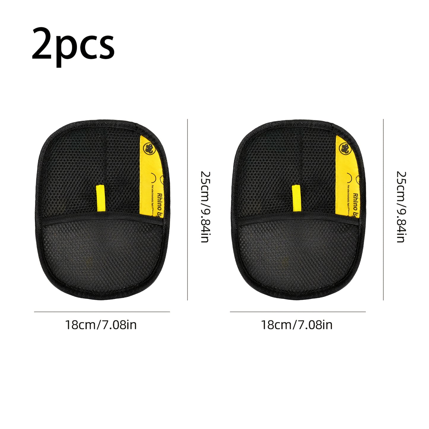 Two Household Hair Removal Brushes, a Pet Hair Removal Tool, Static Electricity Hair Removal Gloves, Reusable, Convenient And Quick, Suitable for Various Environments.