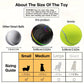 Interactive Dog Toy Ball - Large, Smart Bouncing Ball for Pets | Intelligent Jumping, Rolling, Durable, USB Rechargeable