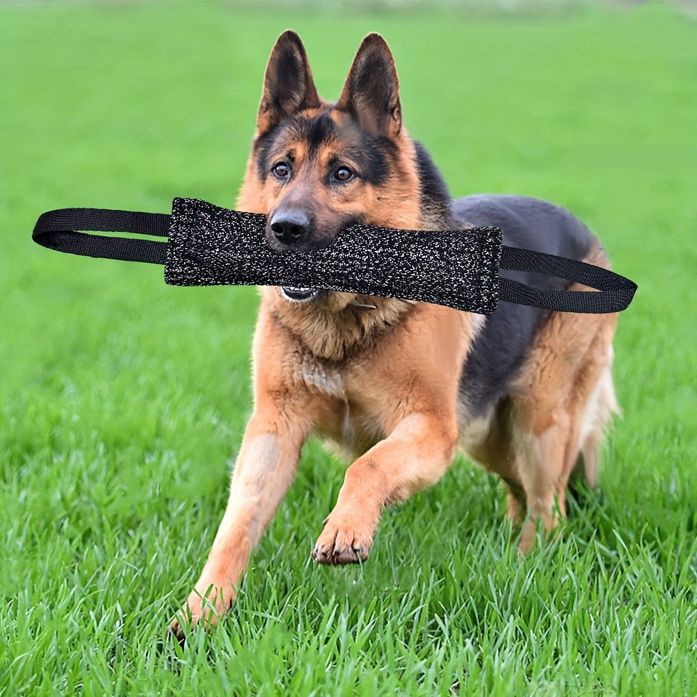 XUNDI Dog Training Double Handle Bite Stick, Durable, Tear-Resistant, Clean Teeth, Interactive Toy for All Breed Sizes